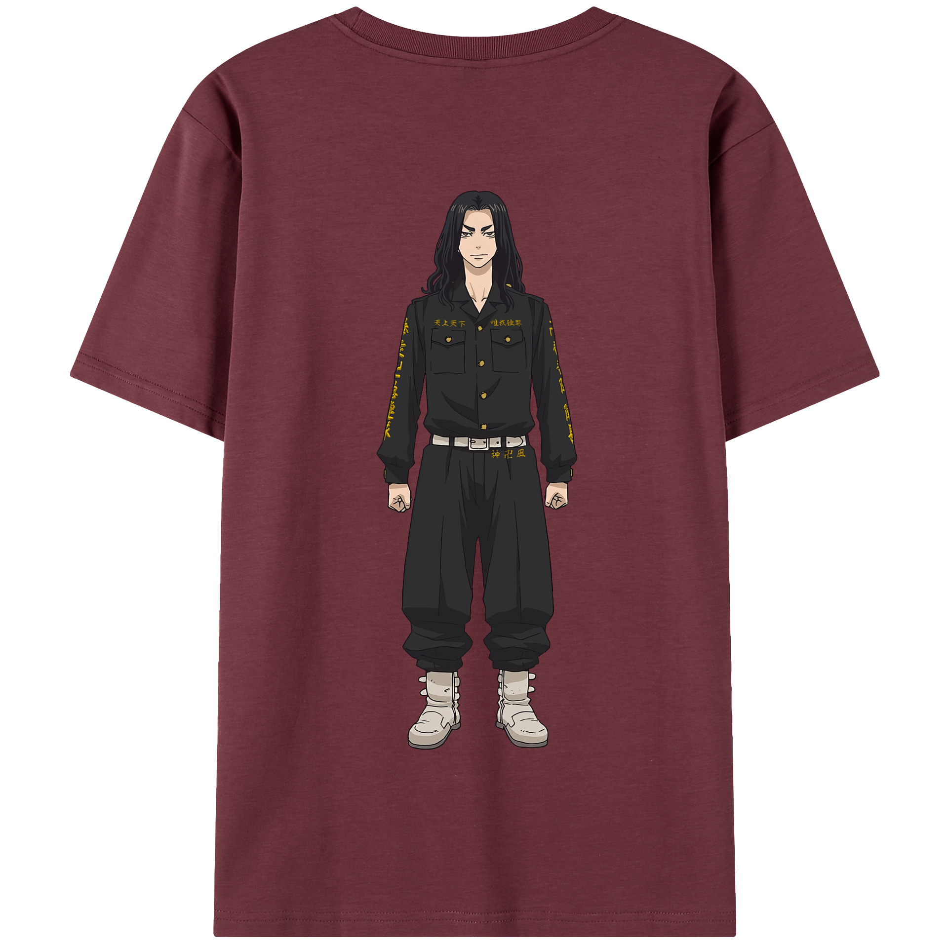 （画像用） 東京リベンジャーズ Tokyo Revengers 綿100％半袖Tシャツ（背面プリント）